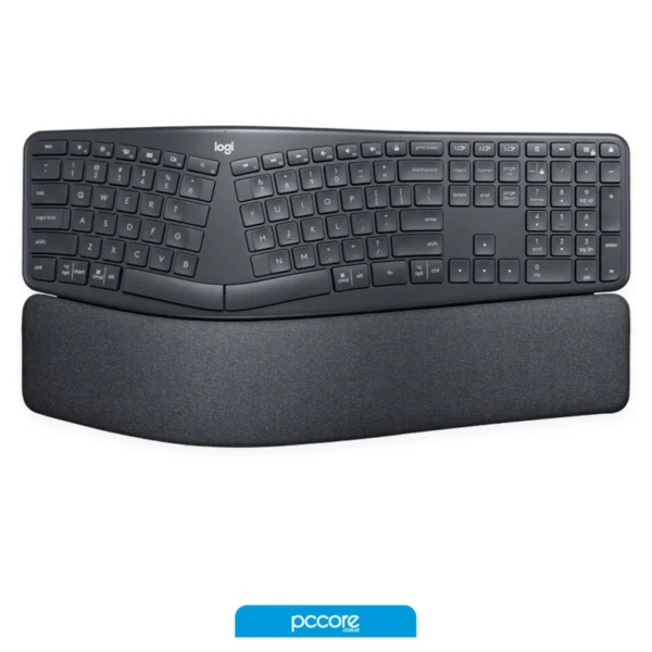 teclado c/cable logitech k860 negro