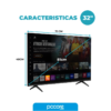 televisor monitor global pv tv smart 32ihd 32 smart hd con hdmi