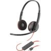 Auriculares Poly C3220 Con Adaptador Usb-a/usb-c 8x228a6