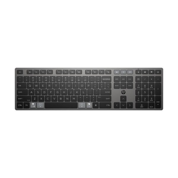 Teclado Inalámbrico Recargable HP 720 Multi Dispositivos Negro 9T5B1AA