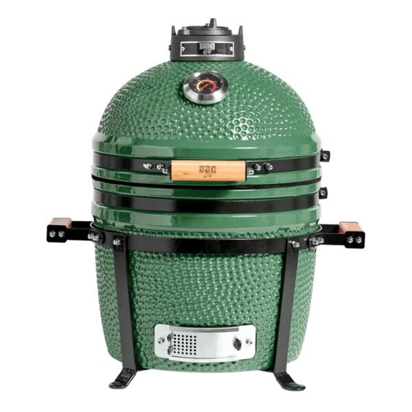 Parrilla Kamado Bbq Grill Kadu K15 Ahumador Ceramico Verde con funda Parrilla Kamado Bbq Grill Kadu K15 Ahumador Ceramico Verde con funda