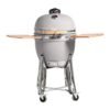 Parrilla Kamado Bbq Grill Kadu K21 Ahumador Ceramico Blanco con funda Parrilla Kamado Bbq Grill Kadu K21 Ahumador Ceramico Blanco con funda