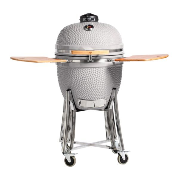 Parrilla Kamado Bbq Grill Kadu K21 Ahumador Ceramico Blanco con funda Parrilla Kamado Bbq Grill Kadu K21 Ahumador Ceramico Blanco con funda