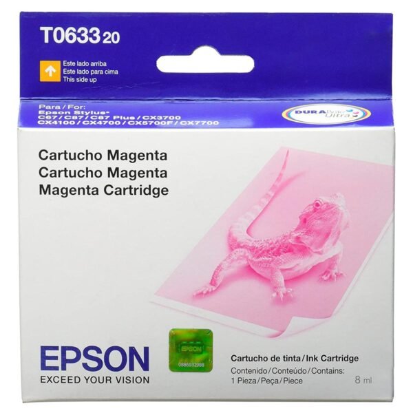 Cartucho Epson Stylus Pro T063 Magenta C67 87 Cx3700 8ml /v