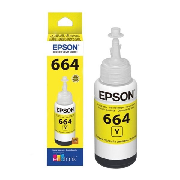 Botella de Tinta Epson T664420-AL Amarillo Botella de Tinta Epson T664420-AL Amarillo