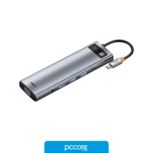 Tecnología, notebooks y computadoras en Córdoba | pccore Accesorios Hub Usb 11 In 1 Usb C A Usb C PD / Hdmi 4k x2 / VGA / Usb 3.0 x3 / RJ45 / SD / MicroSD / Jack 3.5 / Baseus, v