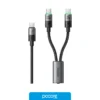 Cable Usb Mcdodo Degree Dual Tipo C A Tipo C x2 100W 1.5M
