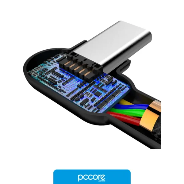 Accesorios Cable Usb Mcdodo Degree Tipo A A Tipo C 90 1.8M, vista frontal