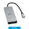 Adaptador Xtech , Multipuerto 5 en 1, Usb C, 17cm Adaptador Xtech , Multipuerto 5 en 1, Usb C, 17cm