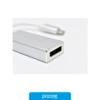 Adaptadores Conversor Nisuta Usb Tipo C 3.1 A DisplayPort NS-USBCDP, vista lateral