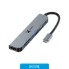 Adaptador Xtech, Multipuerto, 7 en 1 , USB C
