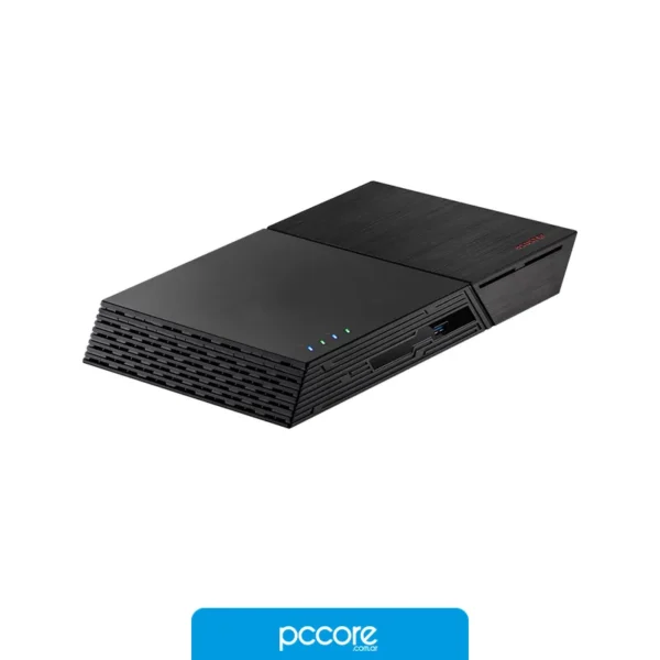 Almacenamiento Interno Asustor NAS Mini Desk Flashstor 6 FS6706T 6X NVMe, vista frontal Almacenamiento Interno Asustor NAS Mini Desk Flashstor 6 FS6706T 6X NVMe, vista frontal