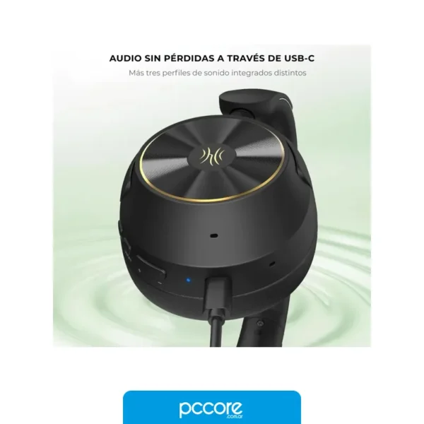 Audio Auriculares OneOdio Focus A6 Hi Res Bluetooth 6.0 LDAC ANC, vista frontal Audio Auriculares OneOdio Focus A6 Hi Res Bluetooth 6.0 LDAC ANC, vista frontal