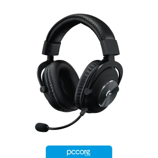 Audio Auricular LOGITECH GPRO X Blue Voice Negro Negro Blue, vista frontal