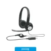 Audio Auricular LOGITECH H390 Negro, vista lateral