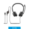 Audio Auricular LOGITECH H390 Negro, vista posterior