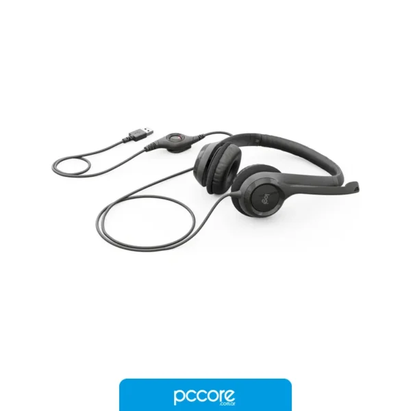 Audio Auricular LOGITECH H390 Negro, detalle
