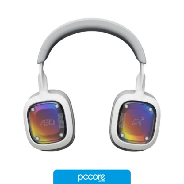 Audio Auriculares Gaming Inalámbrico A30 Blanco, vista lateral