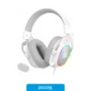 Audio Auricular Redragon Zeus X RGB Blanco, detalle Audio Auricular Redragon Zeus X RGB Blanco, detalle