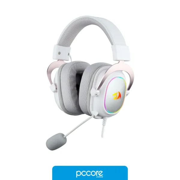 Audio Auricular Redragon Zeus X RGB Blanco Audio Auricular Redragon Zeus X RGB Blanco
