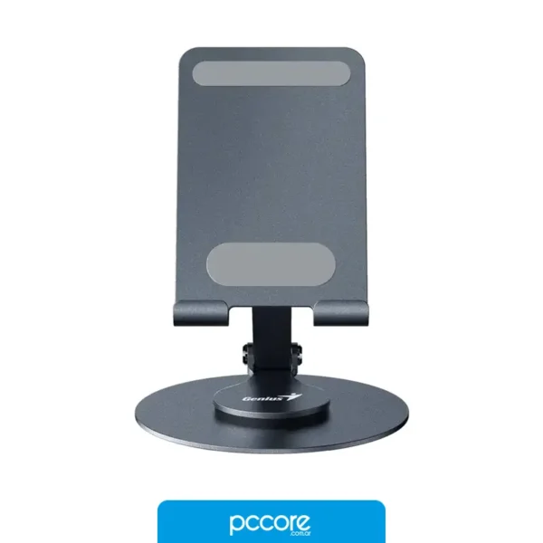 Base Para Celular Genius G-Stand M100 Aluminio, vista frontal Base Para Celular Genius G-Stand M100 Aluminio, vista frontal