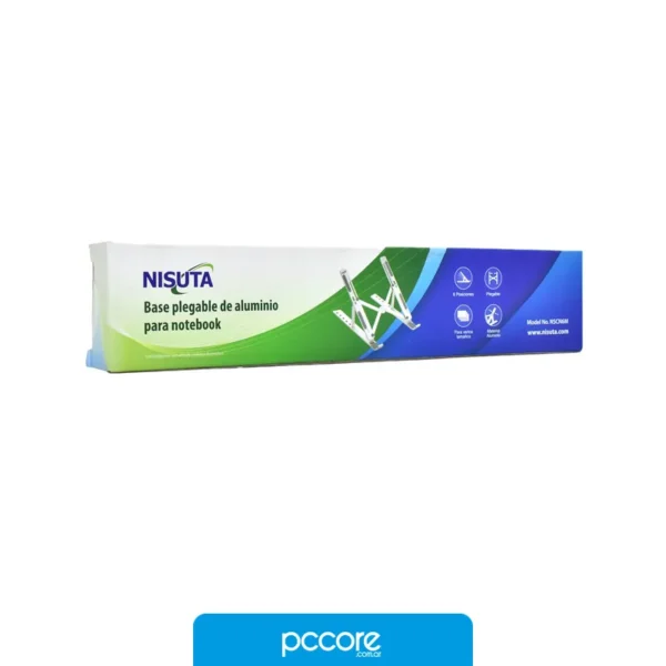 Bases para Notebook Base Para Notebook Nisuta 14-17 Plegable Aluminio NS-CN6M, detalle