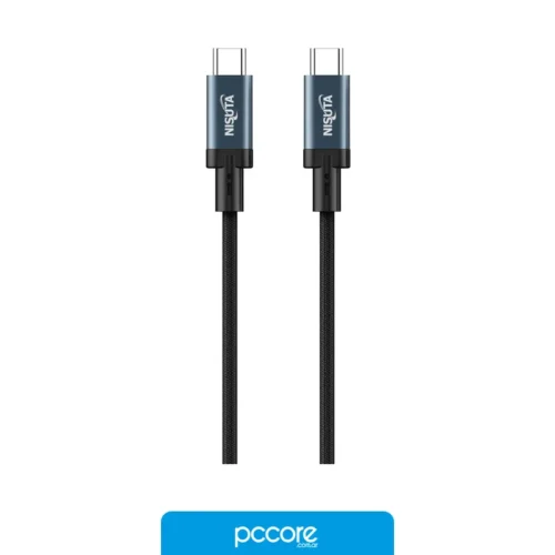 Cable Usb Nisuta Tipo C A Tipo C USB 4.0 40Gbps PD 3.1 240W 1.5Mts NSCUSB42 Cable Usb Nisuta Tipo C A Tipo C USB 4.0 40Gbps PD 3.1 240W 1.5Mts NSCUSB42