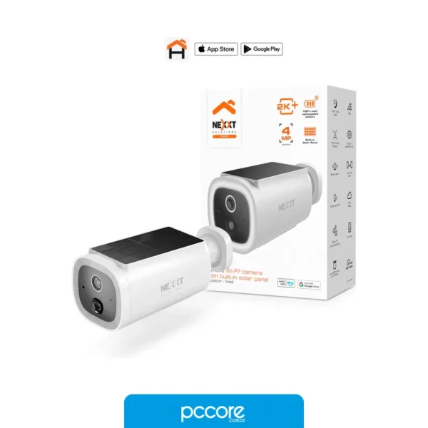 Cámaras de Seguridad Camara Nexxt int Wifi con panael solar Cámaras de Seguridad Camara Nexxt int Wifi con panael solar