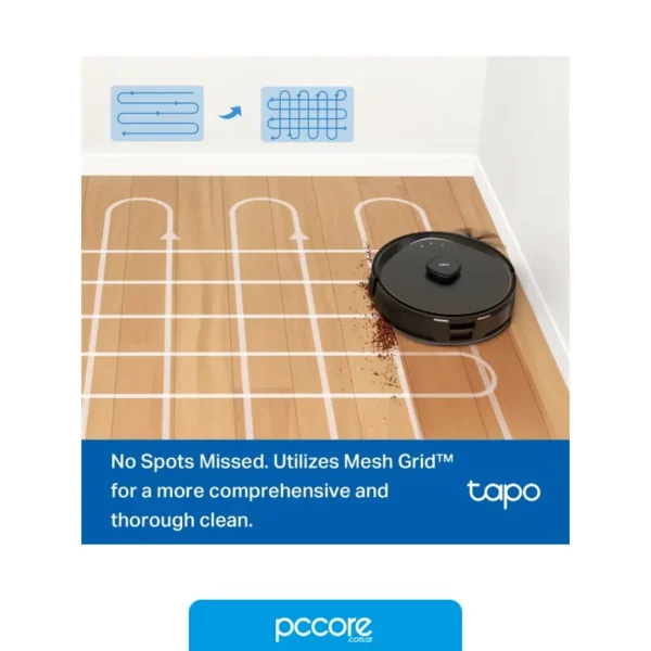 Camaras de Seguridad Aspiradora Robot Tp-link TAPO RV30 MAX PLUS 5300PA, vista posterior Camaras de Seguridad Aspiradora Robot Tp-link TAPO RV30 MAX PLUS 5300PA, vista posterior