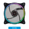 Componentes de PC Cooler Fan PC Raptor Frost Slim Ring PWM ARGB 120cm Black, vista frontal