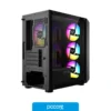 Componentes de PC Gabinete Raptor Infinity Mesh TG X2 Mid-Tower RGB Fan x 4, detalle