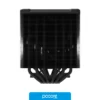 Air Cooler Cooler Master DT621 Dual Tower 6 Heatpipes Fan 120mm Black