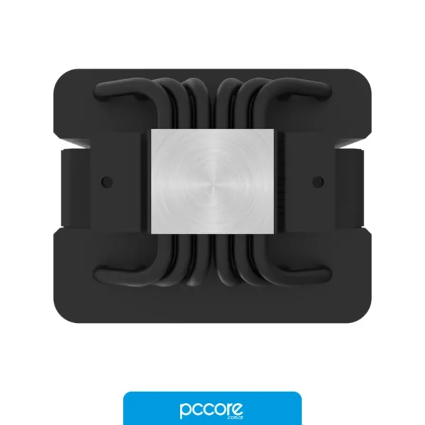 Cooler Fan CPU Air Cooler Cooler Master DT621 Dual Tower 6 Heatpipes Fan 120mm Black, vista lateral