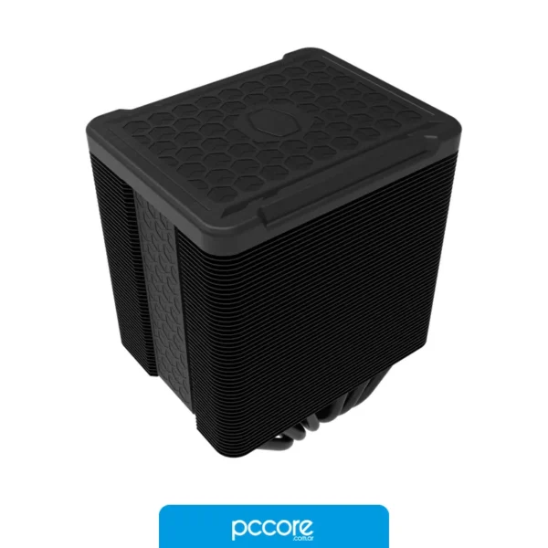 Cooler Fan CPU Air Cooler Cooler Master DT621 Dual Tower 6 Heatpipes Fan 120mm Black, detalle