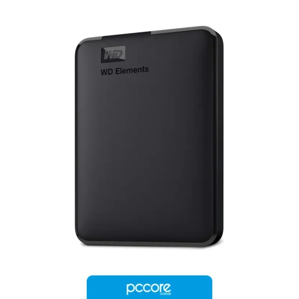 Disco Externo HDD WESTERN DIGITAL Elements 2TB USB 3.0 Tipo A Negro