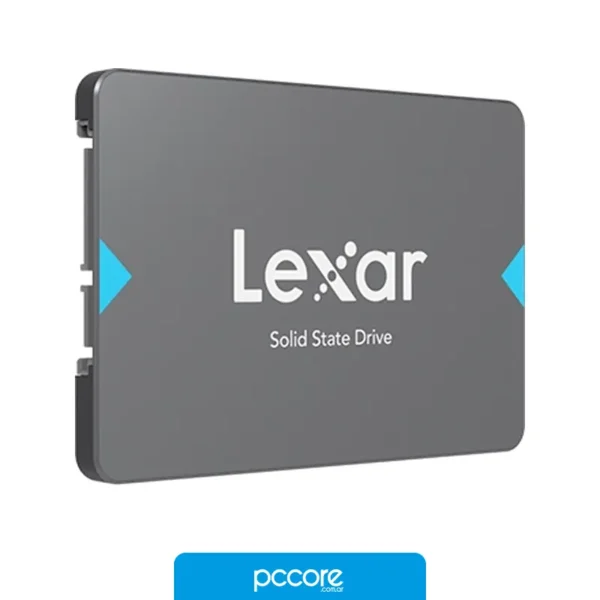 Disco Interno SSD LEXAR NQ100 512GB 2.5” SATA III, vista frontal