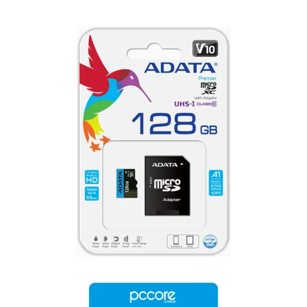 Tarjeta de Memoria ADATA Premier microSDXC 128GB U