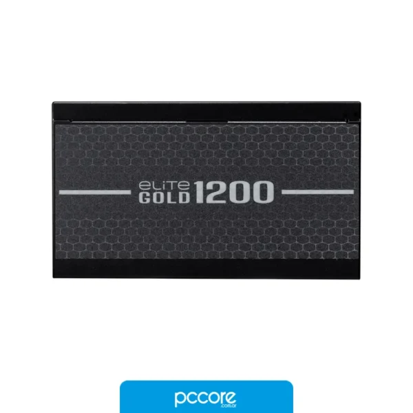 Fuentes Fuente Cooler Master Elite Gold 1200W 80 Plus Full Modular, vista frontal
