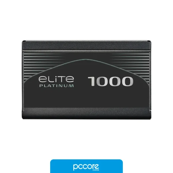 Fuentes Fuente Cooler Master Elite Platinum 1000 Full Modular BL W-AR, vista lateral