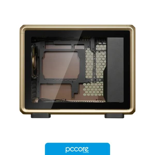 Gabinetes Gabinete Cooler Master MasterFrame 400 Gold Mesh M, vista posterior Gabinetes Gabinete Cooler Master MasterFrame 400 Gold Mesh M, vista posterior