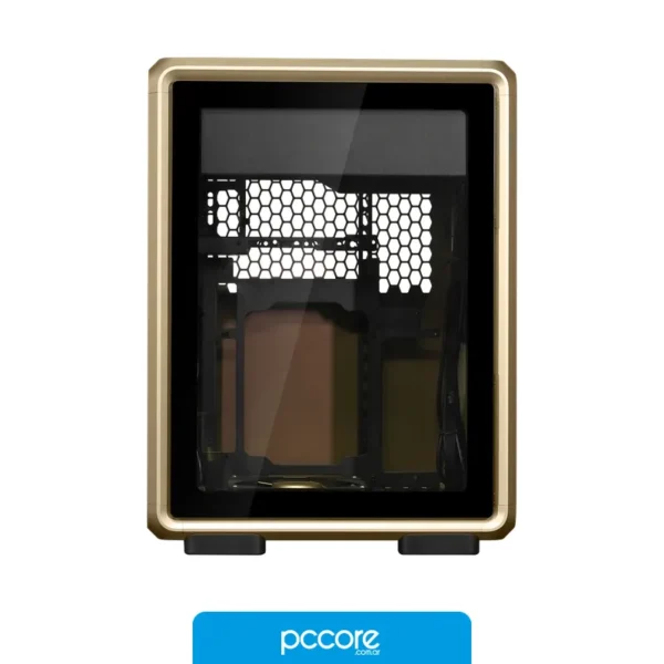Gabinetes Gabinete Cooler Master MasterFrame 400 Gold Mesh M, vista lateral Gabinetes Gabinete Cooler Master MasterFrame 400 Gold Mesh M, vista lateral
