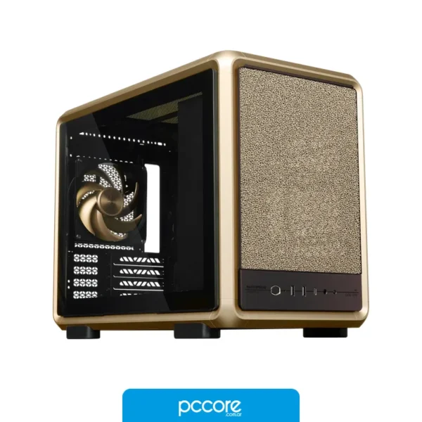 Gabinete Cooler Master MasterFrame 400 Gold Mesh M Gabinete Cooler Master MasterFrame 400 Gold Mesh M