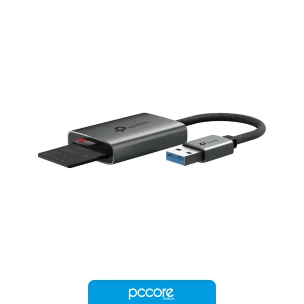 Hubs Lector De Tarjetas SD / Micro SD USB 3.0 Tipo A Tp-Link UA430, vista lateral Hubs Lector De Tarjetas SD / Micro SD USB 3.0 Tipo A Tp-Link UA430, vista lateral