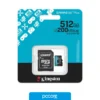Memorias Micro SD Memoria Micro SD 512GB Kingston Canvas Go Plus Gen4 SDXC, vista lateral Memorias Micro SD Memoria Micro SD 512GB Kingston Canvas Go Plus Gen4 SDXC, vista lateral
