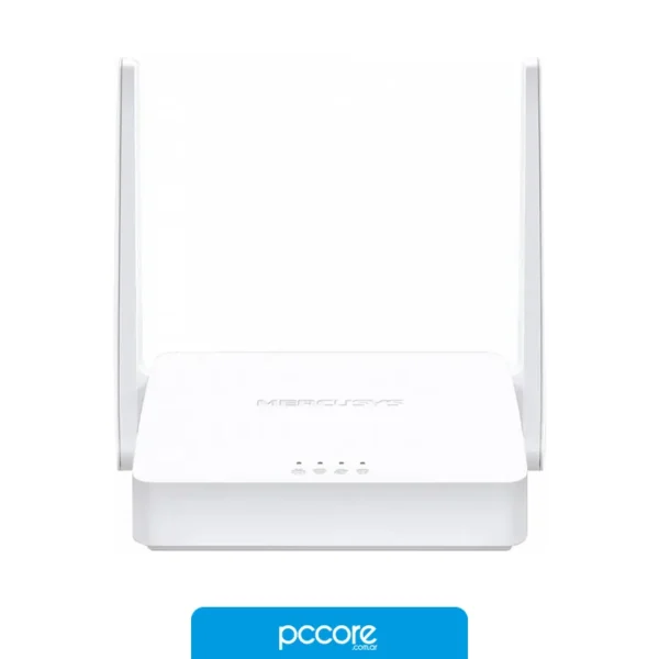 - Router Mercusys 2P MW302R 300Mbps, vista frontal