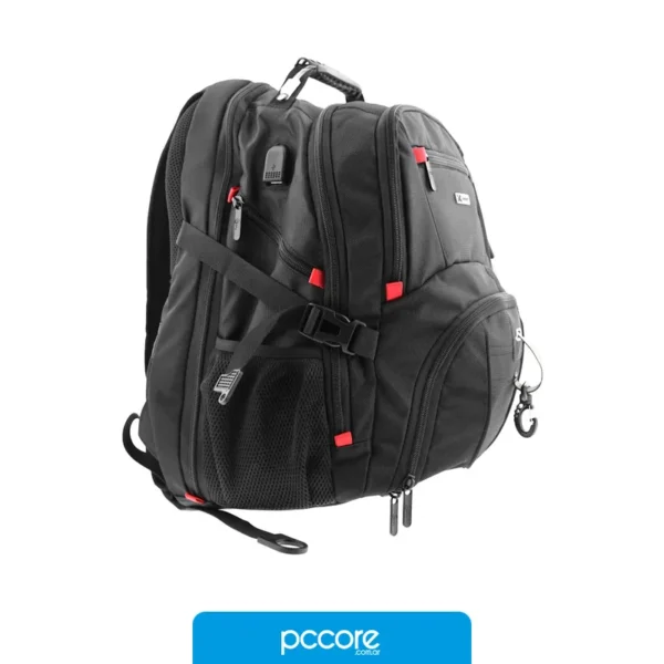 Mochilas Mochila Xtech,Battlestash, Gamer, 17", 18 kg, Neg, vista frontal Mochilas Mochila Xtech,Battlestash, Gamer, 17", 18 kg, Neg, vista frontal