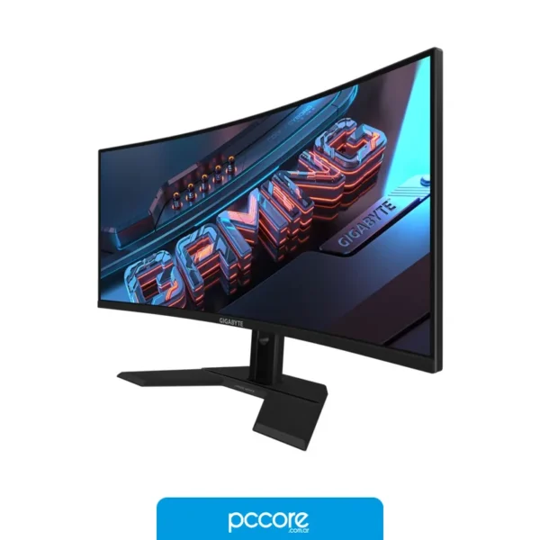 Monitores Monitor GIGABYTE 34" Edge QHD Curvo GS34WQCA - 120hz 1ms, vista frontal