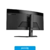Monitores Monitor GIGABYTE 34" Edge QHD Curvo GS34WQCA - 120hz 1ms, vista lateral