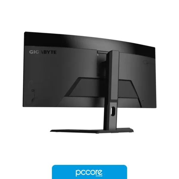 Monitores Monitor GIGABYTE 34" Edge QHD Curvo GS34WQCA - 120hz 1ms, vista lateral