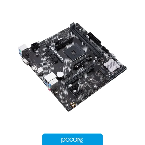 Motherboards Motherboard ASUS PRIME A520M-K AM4 DDR4, vista posterior